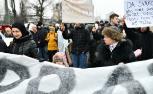 Foto: A. K. / Radiosarajevo.ba / Protesti u Sarajevu, 17. februar