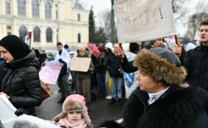 Foto: A. K. / Radiosarajevo.ba / Protesti u Sarajevu, 17. februar