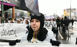 Foto: A. K. / Radiosarajevo.ba / Protesti u Sarajevu, 17. februar