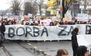 Foto: Dž. K. / Radiosarajevo.ba / Protesti u Sarajevu, 17. februar