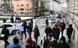 Foto: A. K. / Radiosarajevo.ba / Protesti u Sarajevu, 17. februar