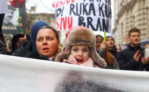 Foto: Dž. K. / Radiosarajevo.ba / Protesti u Sarajevu, 17. februar