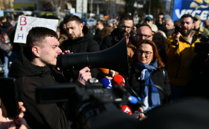 Foto: A. K. / Radiosarajevo.ba / Počeli protesti u Sarajevu