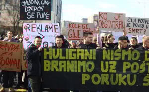 Foto: Dž. K. / Radiosarajevo.ba / Protesti u Sarajevu