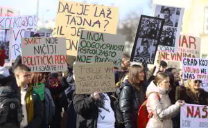 Foto: Dž. K. / Radiosarajevo.ba / Protesti u Sarajevu