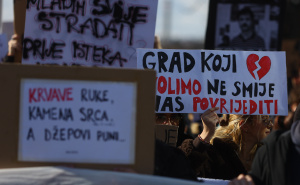 Foto: Dž. K. / Radiosarajevo.ba / Protesti u Sarajevu