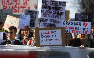 Foto: Dž. K. / Radiosarajevo.ba / Protesti u Sarajevu