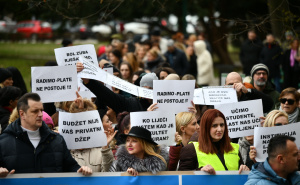 Foto: A. K. / Radiosarajevo.ba / Protesti zdravstvenih radnika