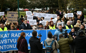 Foto: A. K. / Radiosarajevo.ba / Protesti zdravstvenih radnika