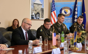 Foto: Ministarstvo odbrane BiH / Zukan Helez i Chris McKinney