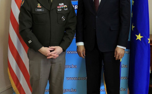 Foto: Ministarstvo odbrane BiH / Zukan Helez i Chris McKinney