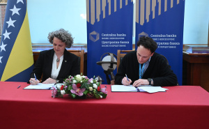 Foto: N. G. / Radiosarajevo.ba / Centralna banka BiH, potpisivanje sporazuma
