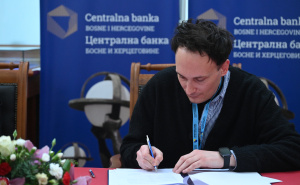 Foto: N. G. / Radiosarajevo.ba / Centralna banka BiH, potpisivanje sporazuma