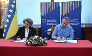Foto: N. G. / Radiosarajevo.ba / Centralna banka BiH, potpisivanje sporazuma
