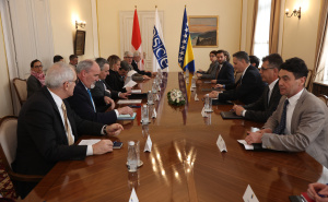 Foto: Dž.K. / Radiosarajevo.ba / Sastanak Denisa Bećirovića i OSCE-a