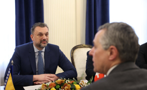 Foto: N.G / Radiosarajevo.ba / Elmedin Konaković i Ignazio Cassis