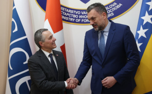 Foto: N.G / Radiosarajevo.ba / Elmedin Konaković i Ignazio Cassis