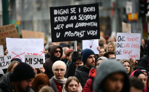 Foto: A.K./Radiosarajevo.ba / Protesti u Sarajevu