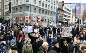 Foto: A.K./Radiosarajevo.ba / Protesti u Sarajevu