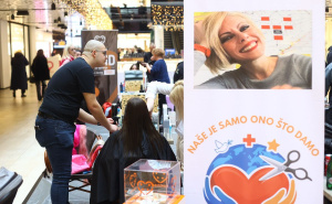 Foto: Dž.K. / Radiosarajevo.ba / Akcija za Sanju Kriještorac u SCC-u