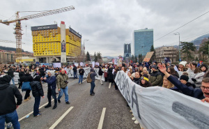 Foto: A.K./Radiosarajevo.ba / Protesti u Sarajevu