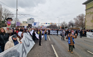 Foto: A. K. / Radiosarajevo.ba / Protesti u Sarajevu