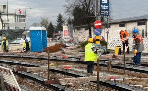 Foto: Facebook / Radovi na tramvajskoj pruzi na Ilidži
