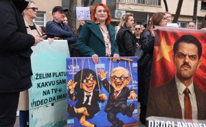 Foto: Fena  / Štrajk zdravstvenih radnika u Mostaru