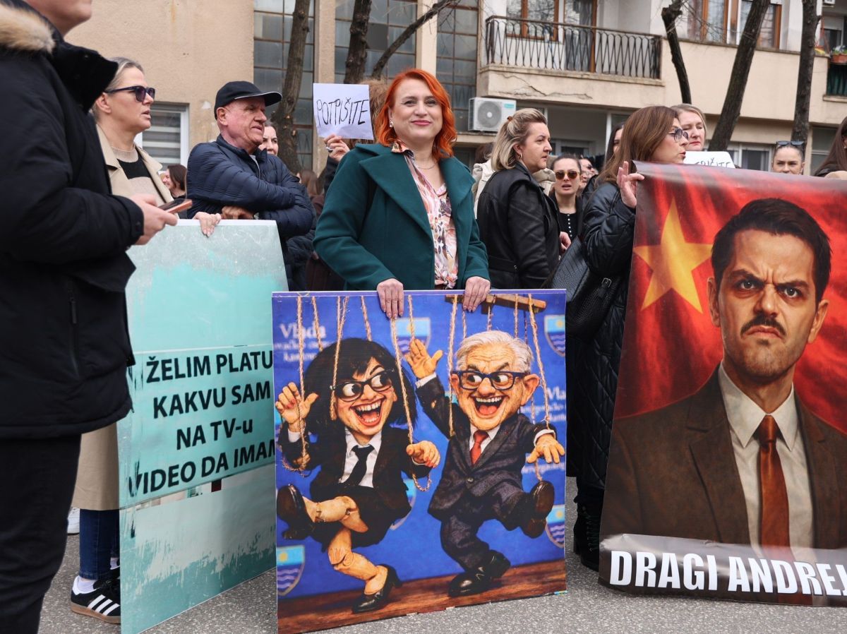 Štrajk zdravstvenih radnika u Mostaru