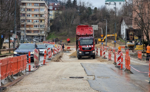 Foto: A. K. / Radiosarajevo.ba / Radovi u ulici Hamdije Čemerlića