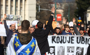 Foto: Dž.K. / Radiosarajevo.ba / Protesti u Sarajevu