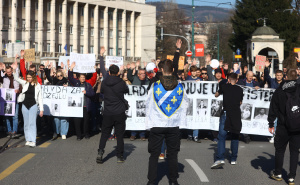 Foto: Dž.K. / Radiosarajevo.ba / Protesti u Sarajevu
