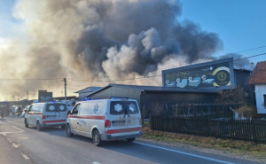 Foto: Radio Brčko  / Požar u Brčkom
