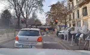 Foto: Screenshot/Twitter / Tramvajska nesreća u Milanu