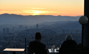 Foto: A.K./Radiosarajevo.ba / Zalazak sunca u Sarajevu