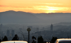 Foto: A.K./Radiosarajevo.ba / Zalazak sunca u Sarajevu