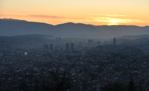 Foto: A.K./Radiosarajevo.ba / Zalazak sunca u Sarajevu