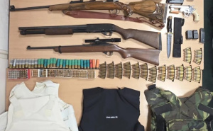 Foto: Uprava policije Crne Gore / Pronađeno oružje