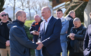 Foto: Ministarstvo odbrane BiH / Ministar Helez u Srebrenici