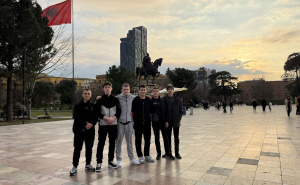 Foto: Radiosarajevo.ba/ustupljene fotografije / Učenici na takmičenju u Albaniji