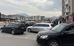 Foto: Dž. K. / Radiosarajevo.ba / Gužva na potezu od Dobrinje do Istočnog Sarajeva