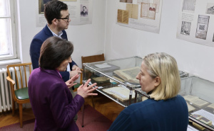 Foto: Vlada KS / Posjeta Nacionalnoj i univerzitetskoj biblioteku BiH