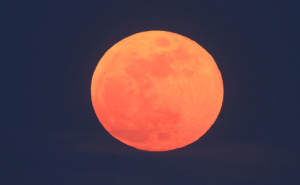 Foto: Marko Prpić/Pixsell / Krvavi Mjesec iznad Samobora