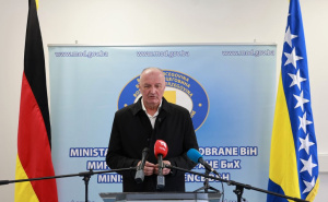 Foto: MO BiH / Svečano otvaranje renoviranog objekta u kasarni OSBiH ''Butila''