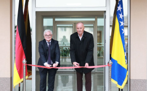 Foto: MO BiH / Svečano otvaranje renoviranog objekta u kasarni OSBiH ''Butila''