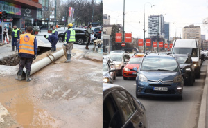 Foto: Dž. K. / Radiosarajevo.ba / Gužve u saobraćaju zbog radova u Radićevoj ulici