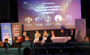 Foto: Atelje za društvene promjene / Panel diskusija u Jablanici