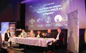 Foto: Atelje za društvene promjene / Panel diskusija u Jablanici