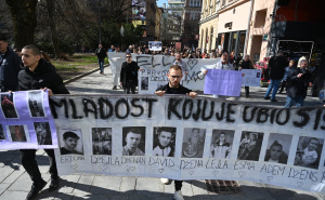 Foto: N. G. / Radiosarajevo.ba / Protestna šetnja omladine u Sarajevu