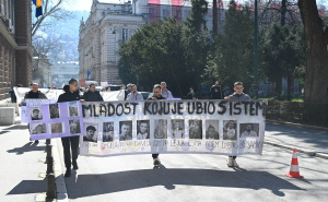 Foto: N. G. / Radiosarajevo.ba / Protestna šetnja omladine u Sarajevu